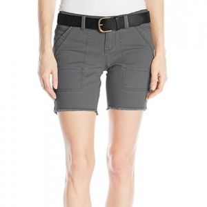 Unionbay Ambrose Twill Junior’s Midi Shorts 9 Grey